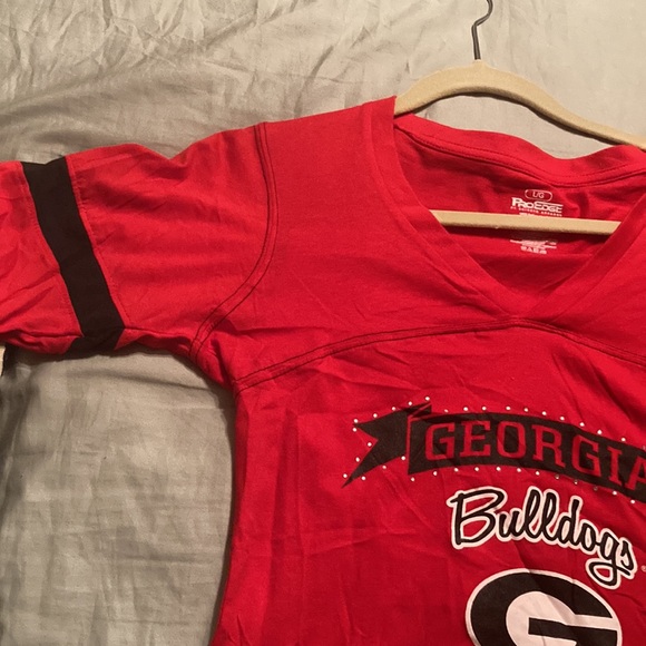 Red UGA ladies new t shirt georgia bulldogs - Picture 3 of 6